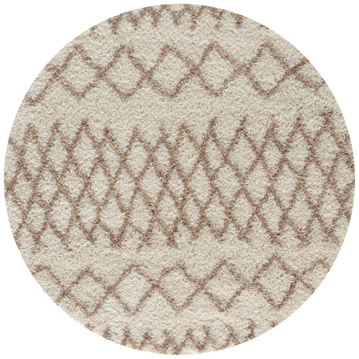 Moroccan Ivory Beige Shaggy Rug | 100% polypropylene