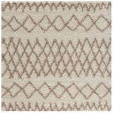 Moroccan Ivory Beige Shaggy Rug | 100% polypropylene