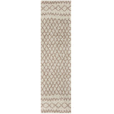 Moroccan Ivory Beige Shaggy Rug | 100% polypropylene