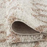 Moroccan Ivory Beige Shaggy Rug | 100% polypropylene