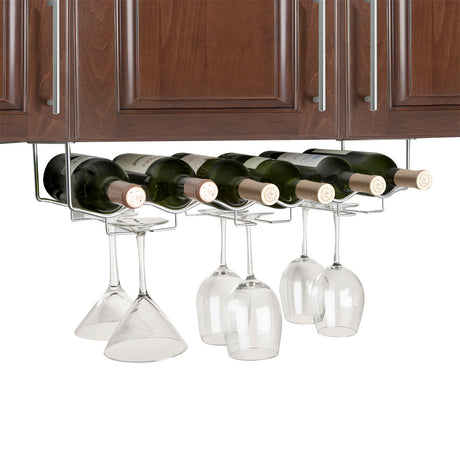 Jeray Final Touch Under Cabinet Glass Wine Rack