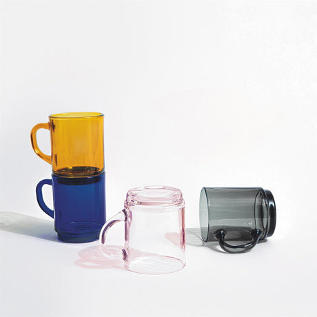Rinkit Pink Versailles Coffee Glasses 260ml - Pack of Six