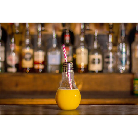 Jeray Bar Bespoke Edison Light Bulb Glasses, 400ml, Pack of 4