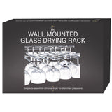 Jeray Bar Originale Wall Mounted Glass Drying Rack, 5 Sections