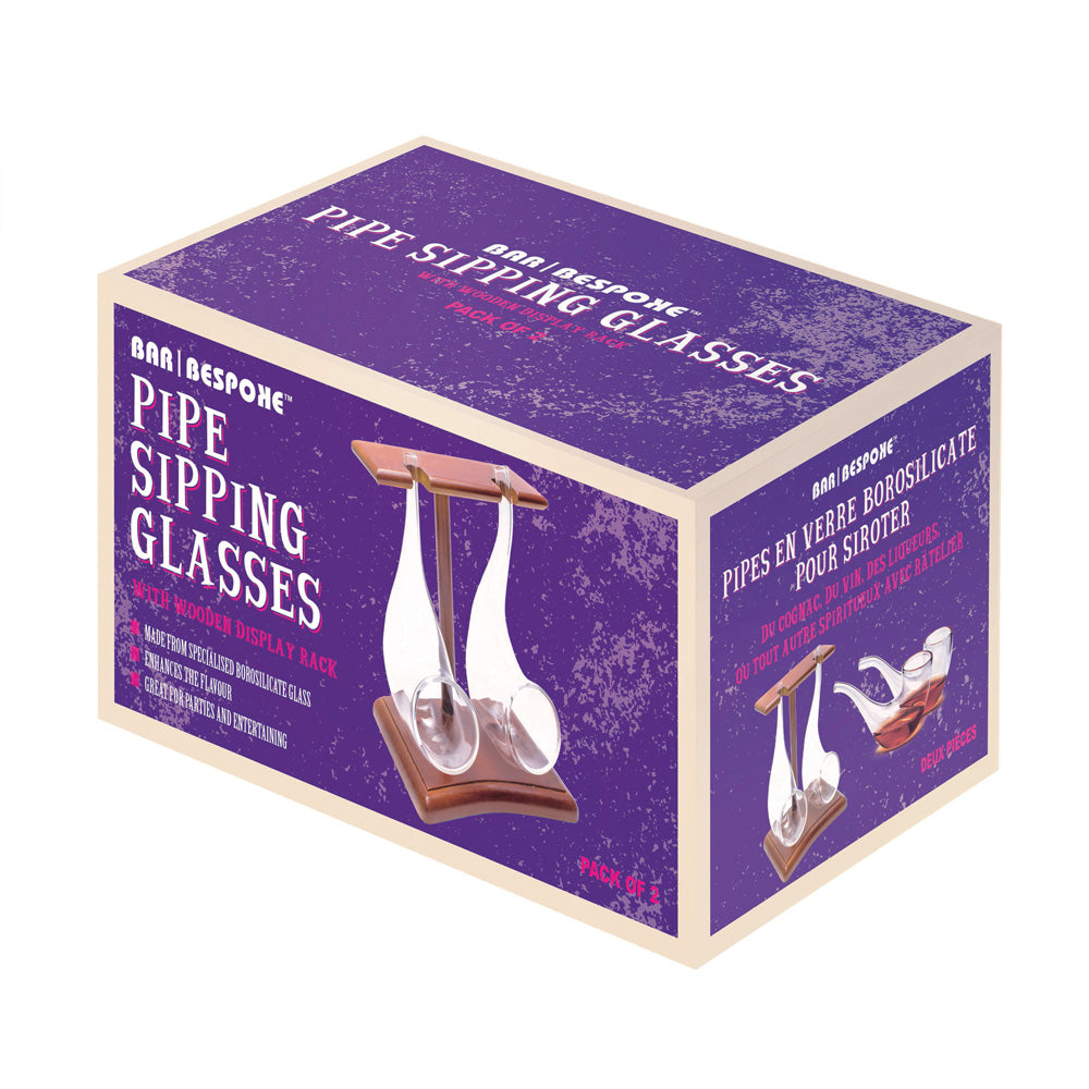 Jeray Bar Bespoke Two Piece Pipe Set with Stand