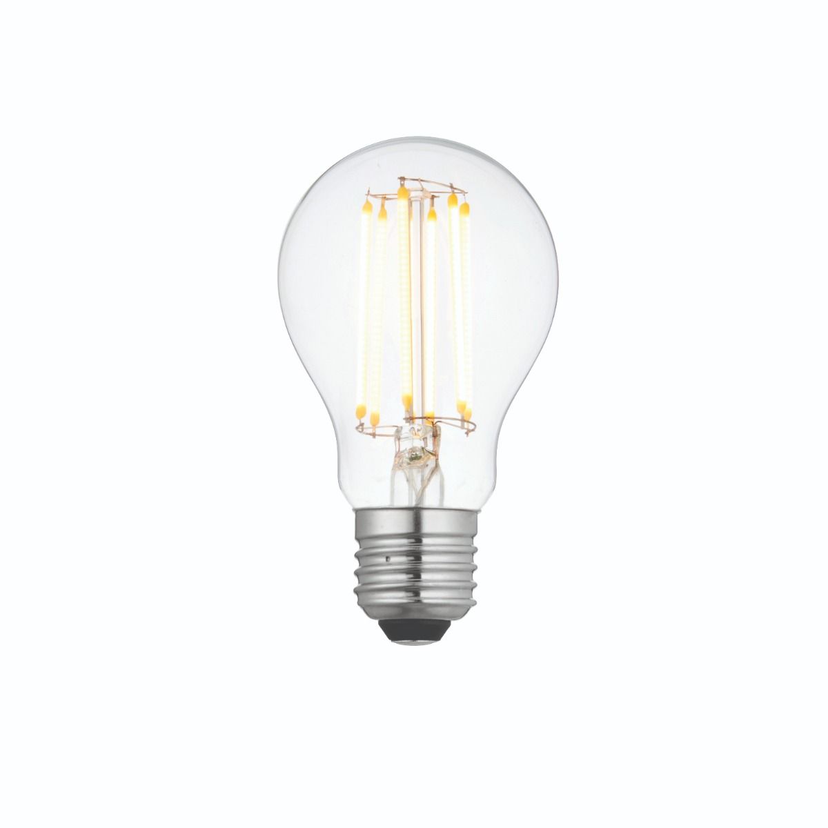Pagazzi E27 ES 7W LED GLS Clear Warm White Dimmable Light Bulb