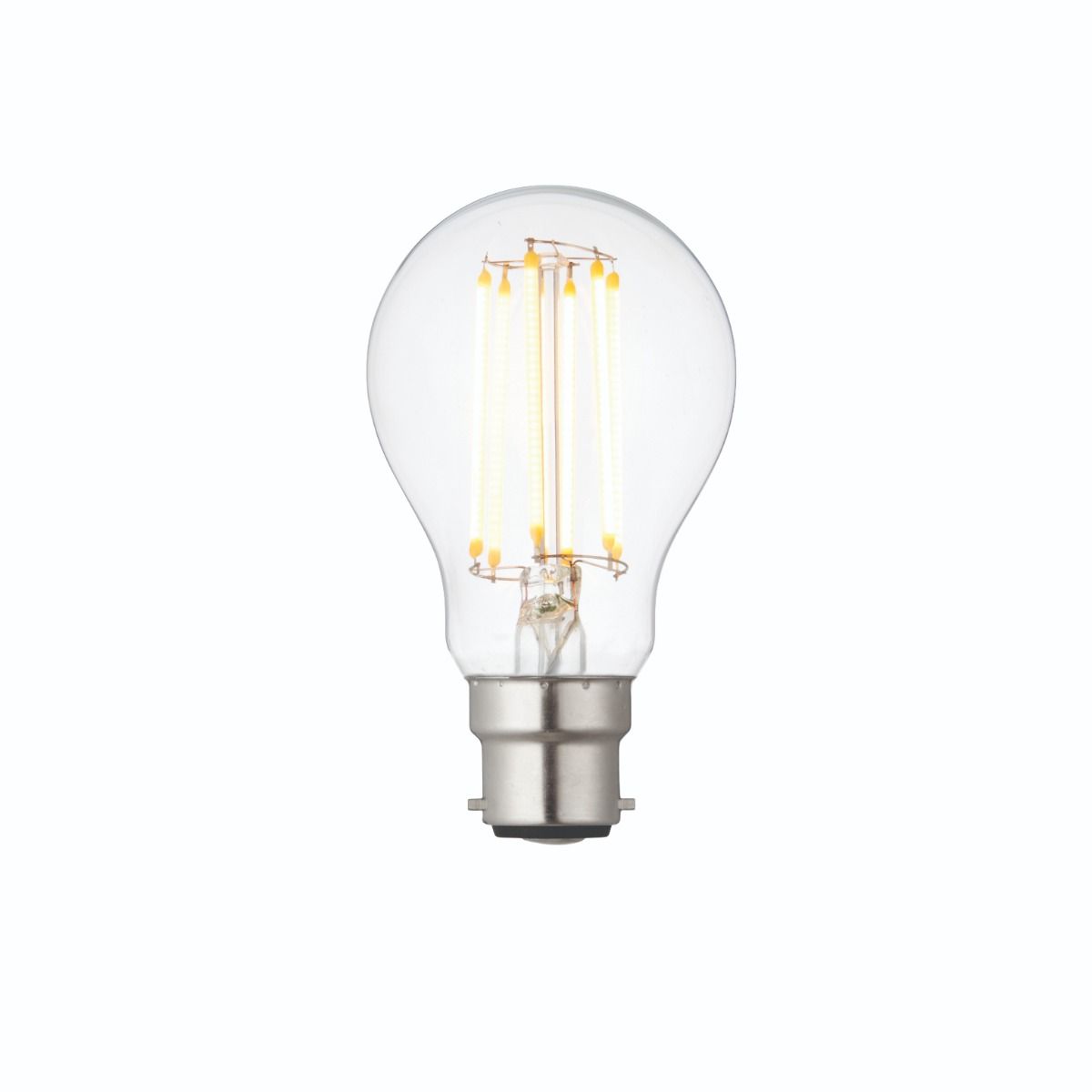 Pagazzi B22 7W LED GLS Clear Dimmable Bulb