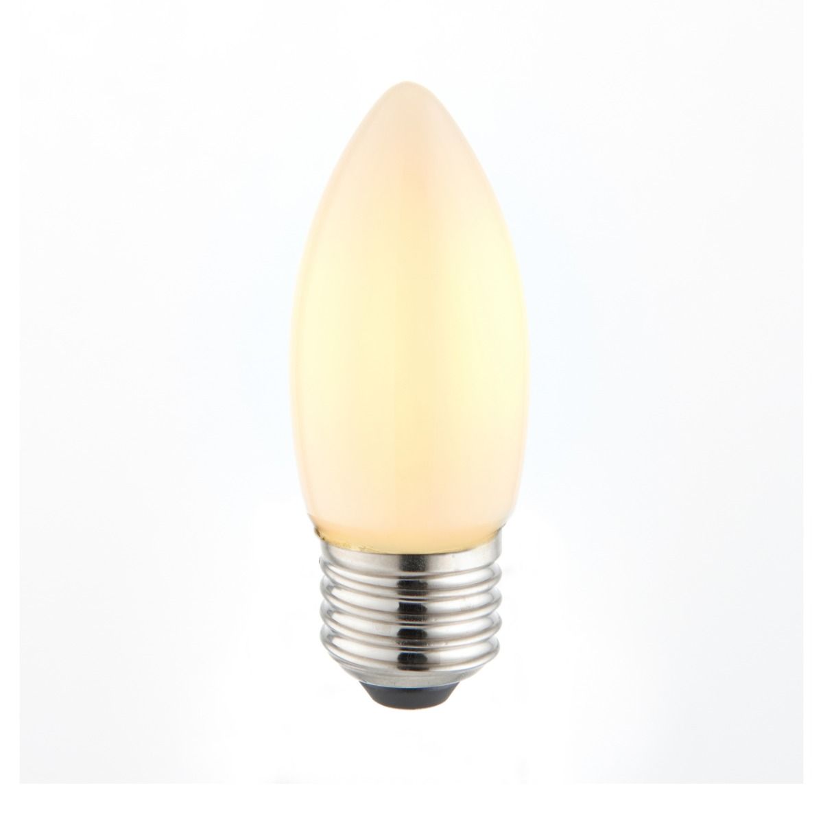 Pagazzi E27 ES 4W LED Candle Coated Warm White Dimmable Light Bulb