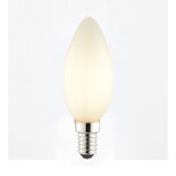 Pagazzi E14 SES 4W LED Candle Coated Cool White Dimmable Light Bulb