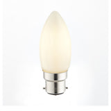 Pagazzi B22 BC 4W LED Candle Coated Cool White Dimmable Bulb