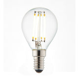 Pagazzi E14 SES 4W LED Golf Clear Cool White Dimmable Light Bulb