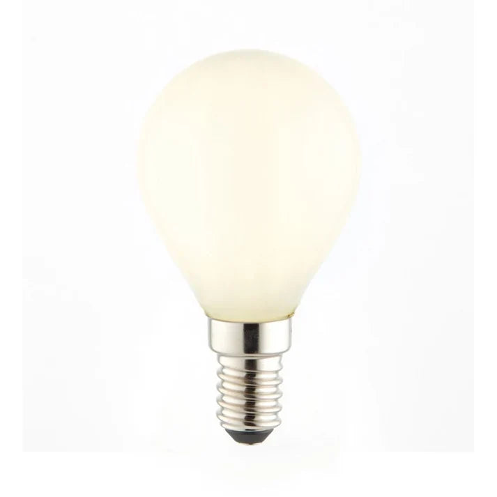 Pagazzi E14 SES 4W LED Golf Coated Warm White Dimmable Light Bulb