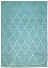 Maestro Berber Duck Egg Blue Rug 3649 BS33 by The Rugs