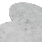 Rinkit White Heart Marble Chopping Board - 27cm x 25cm