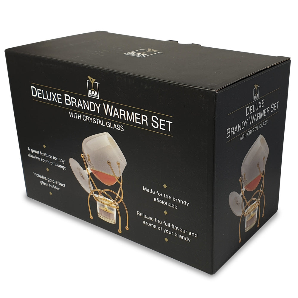 Jeray Bar Orignale Brandy Warmer Set Deluxe Gold, 300ml