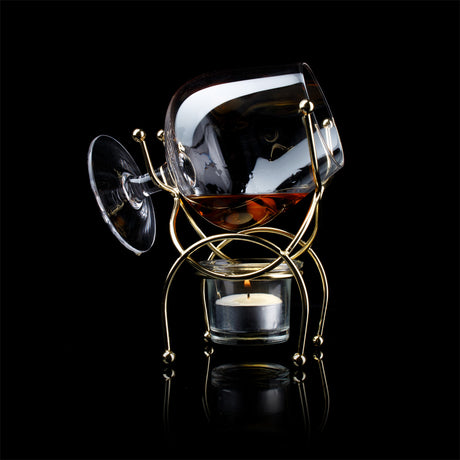 Jeray Bar Orignale Brandy Warmer Set Deluxe Gold, 300ml