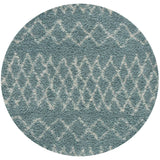 Moroccan Duck Egg Blue Shaggy Rug 950 by The Rugs