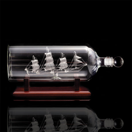 Jeray Bar Originale Ship In a Bottle Decanter, 750ml