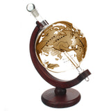 Jeray Bar Originale Gold Globe Tank Decanter, 750ml