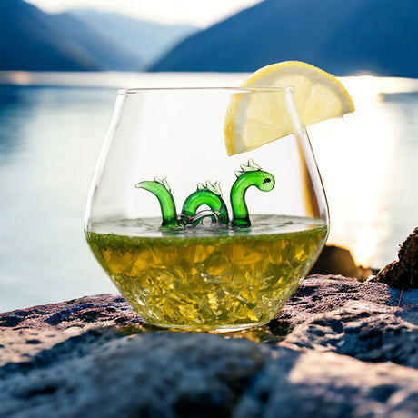 Jeray Bar Bespoke Nessie in a Glass Tumbler, 400ml