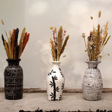 HatiNest Bamboo Motif Dry Flowers Shaped - Natural