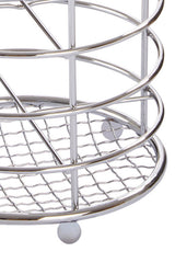 Orsina Soren Chrome 4-Section Cutlery Caddy