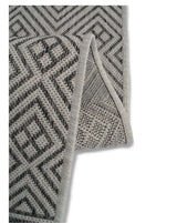 County Geo Grey Indoor‑Outdoor Rug by The Rugs