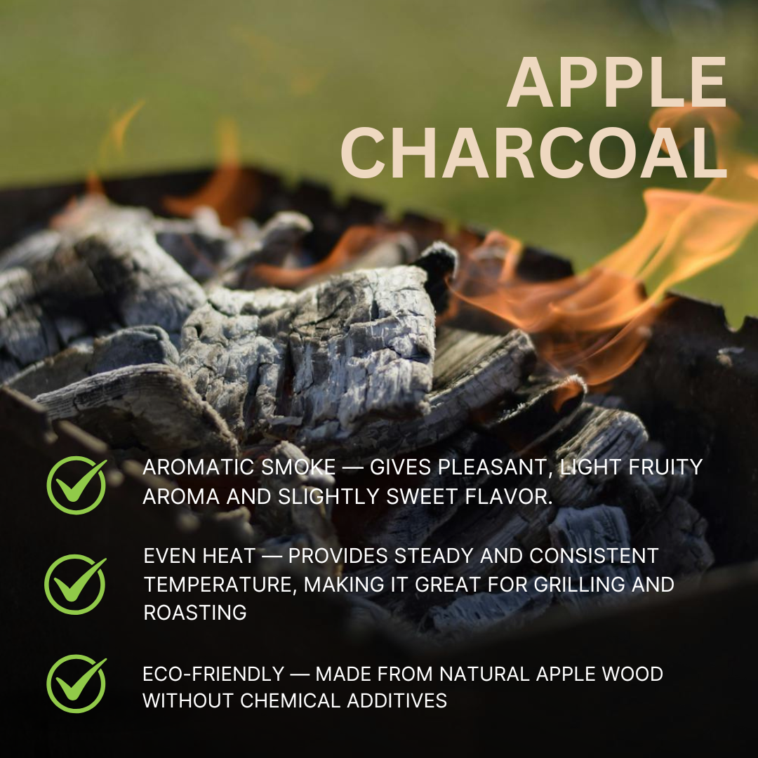 Globaltic Apple Lumpwood Charcoal - 5kg