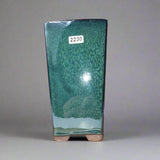 Yorkshire Bonsai Glazed Cascade Bonsai Pot Dark Green - 9cm
