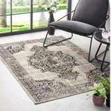 Saville Grey/Black Vintage Rug | The Rugs