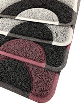 Nicoman Geo Circle Spaghetti Doormat 90x60cm - Purple