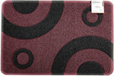 Nicoman Geo Circle Spaghetti Doormat 90x60cm - Purple