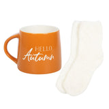 Blush & Bale Hello Autumn Mug and Sock Set