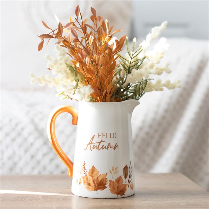 Blush & Bale Hello Autumn Flower Jug Décor - 17cm