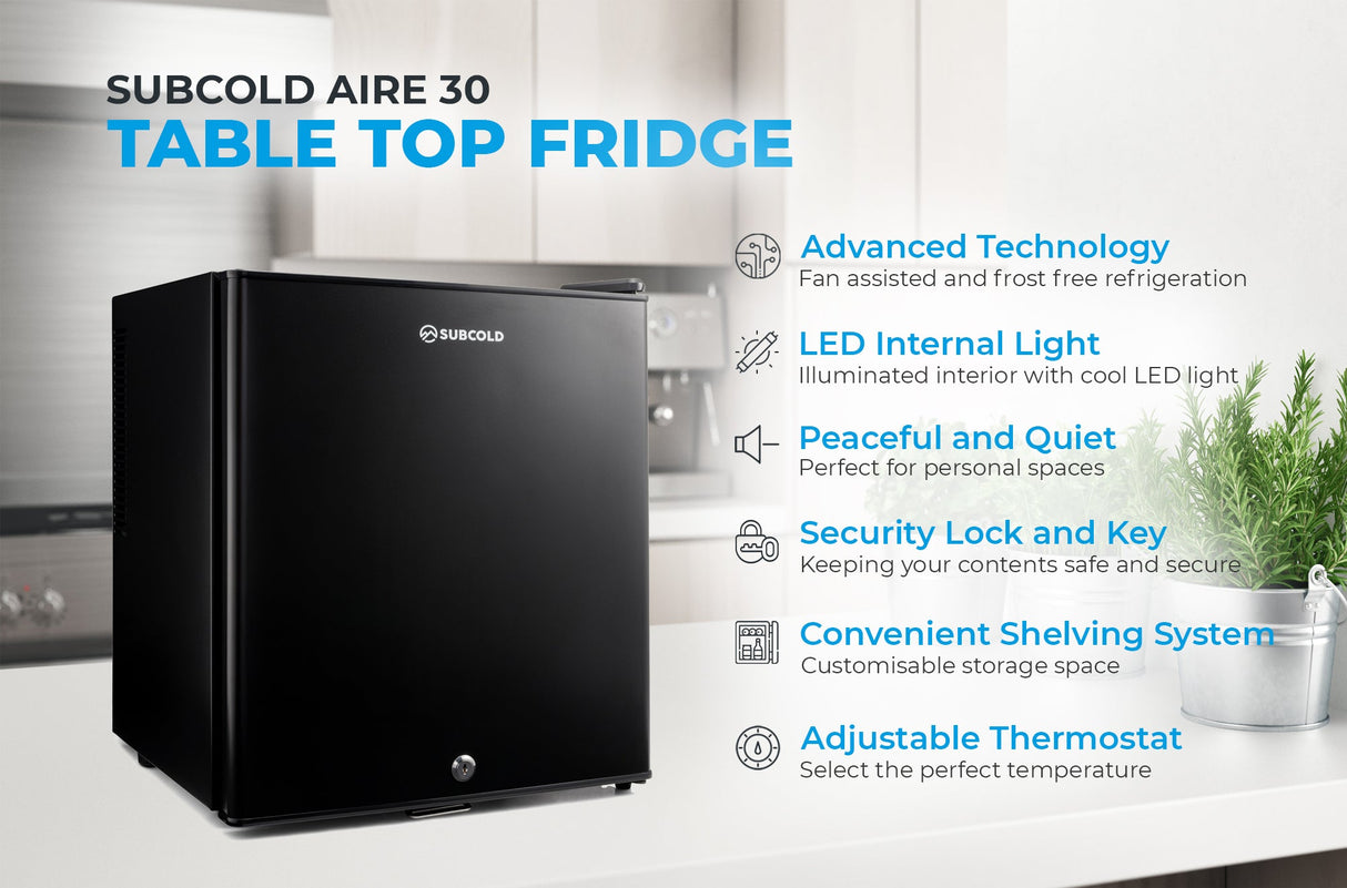 Subcold Aire30 LED Mini Fridge | 30L