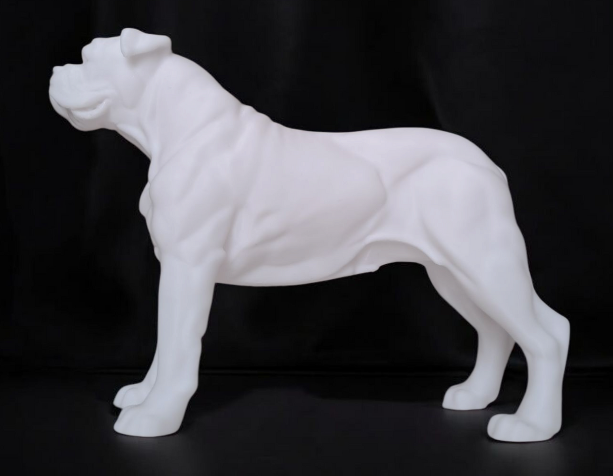 Filamora Studios Realistic American Bulldog Sculpture