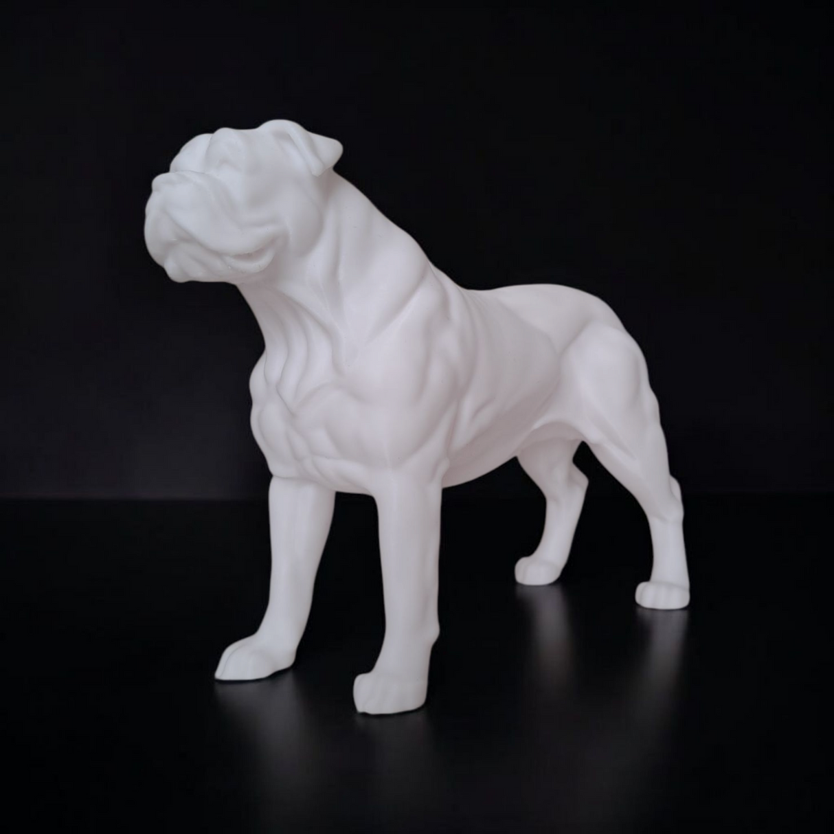 Filamora Studios Realistic American Bulldog Sculpture