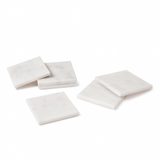 Rinkit Square Marble Coasters - Pack of 6