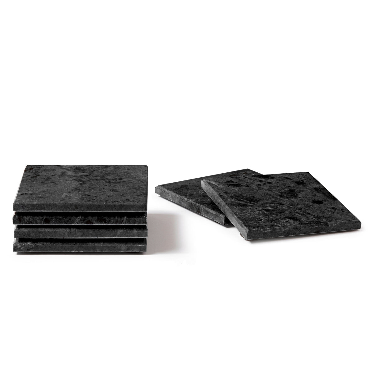 Rinkit Square Marble Coasters - Pack of 6