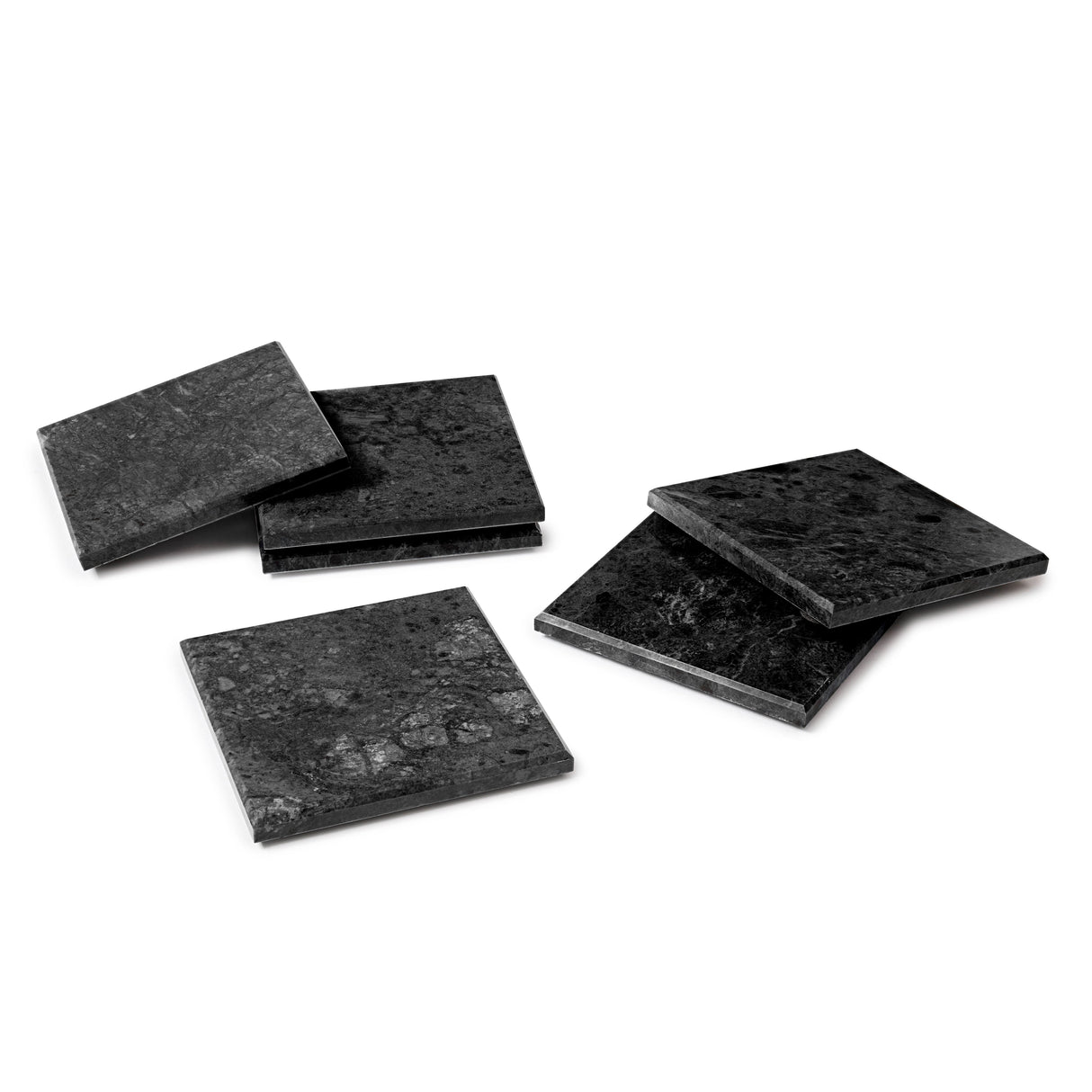 Rinkit Square Marble Coasters - Pack of 6
