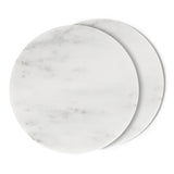 Rinkit Round Marble Placemats Pack of Six - 30cm
