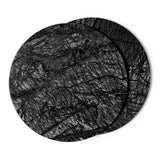 Rinkit Round Marble Placemats Pack of Six - 30cm