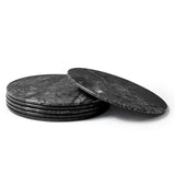 Rinkit Round Marble Placemats Pack of Six - 30cm