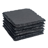 Rinkit Square Slate Coasters - Pack of 6