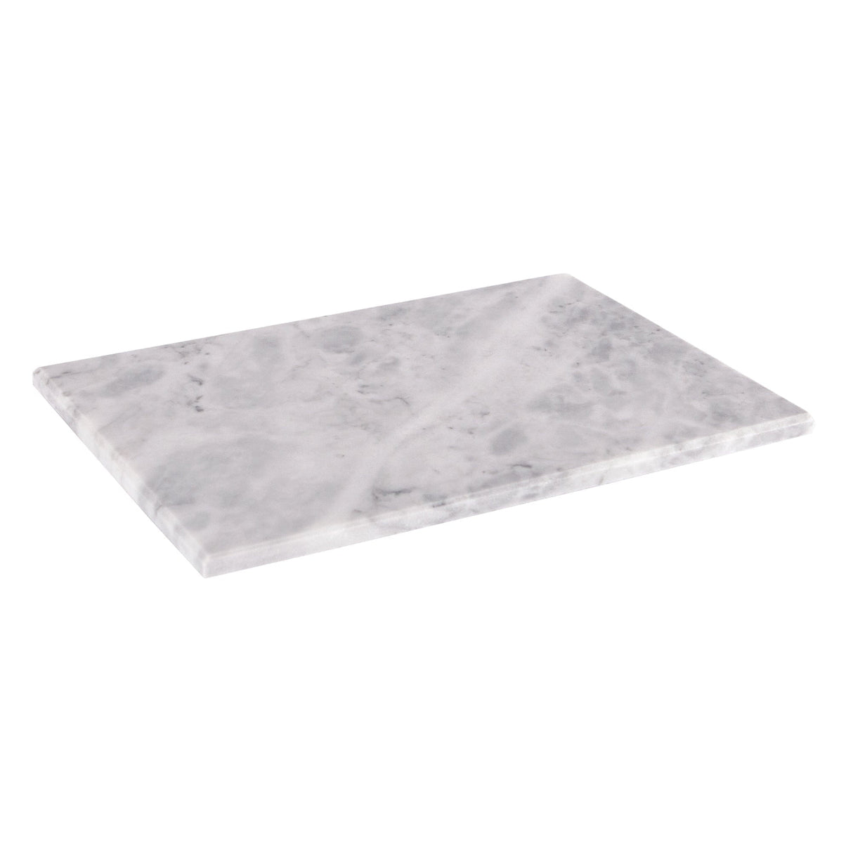 Rinkit White Rectangle Marble Chopping Board - 20cm x 30cm