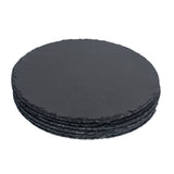 Rinkit Round Slate Placemats Pack of 6 - 33cm