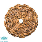 Rinkit Woven Seagrass Placemats & Coasters Set - 12pc