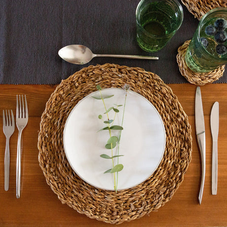Rinkit Woven Seagrass Placemats Pack of Six - 30cm