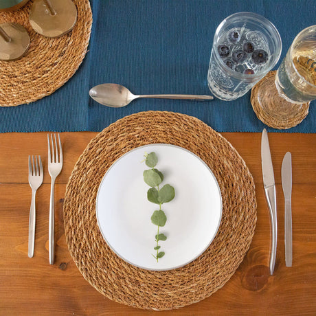 Rinkit Woven Typha Placemats Pack of Six - 30cm