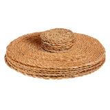 Rinkit Woven Typha Placemats & Coasters Set - 12pc